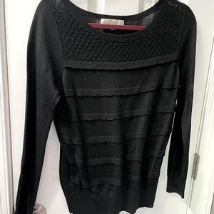 Loft Black Sweater, Size M